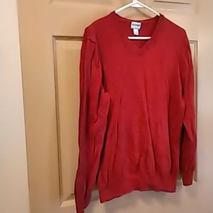 Old Navy boys L v neck sweater Red